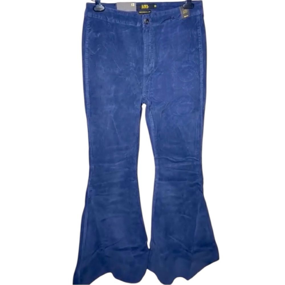 Lucky & Blessed Navy Carson Corduroy Flares NWT - Picture 5 of 11
